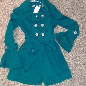 Pretty teal XOXO jacket